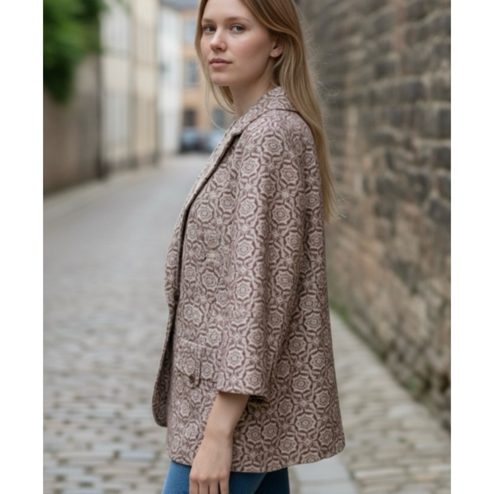 Worthington Jacquard Blazer Size 24W - Picture 4 of 8